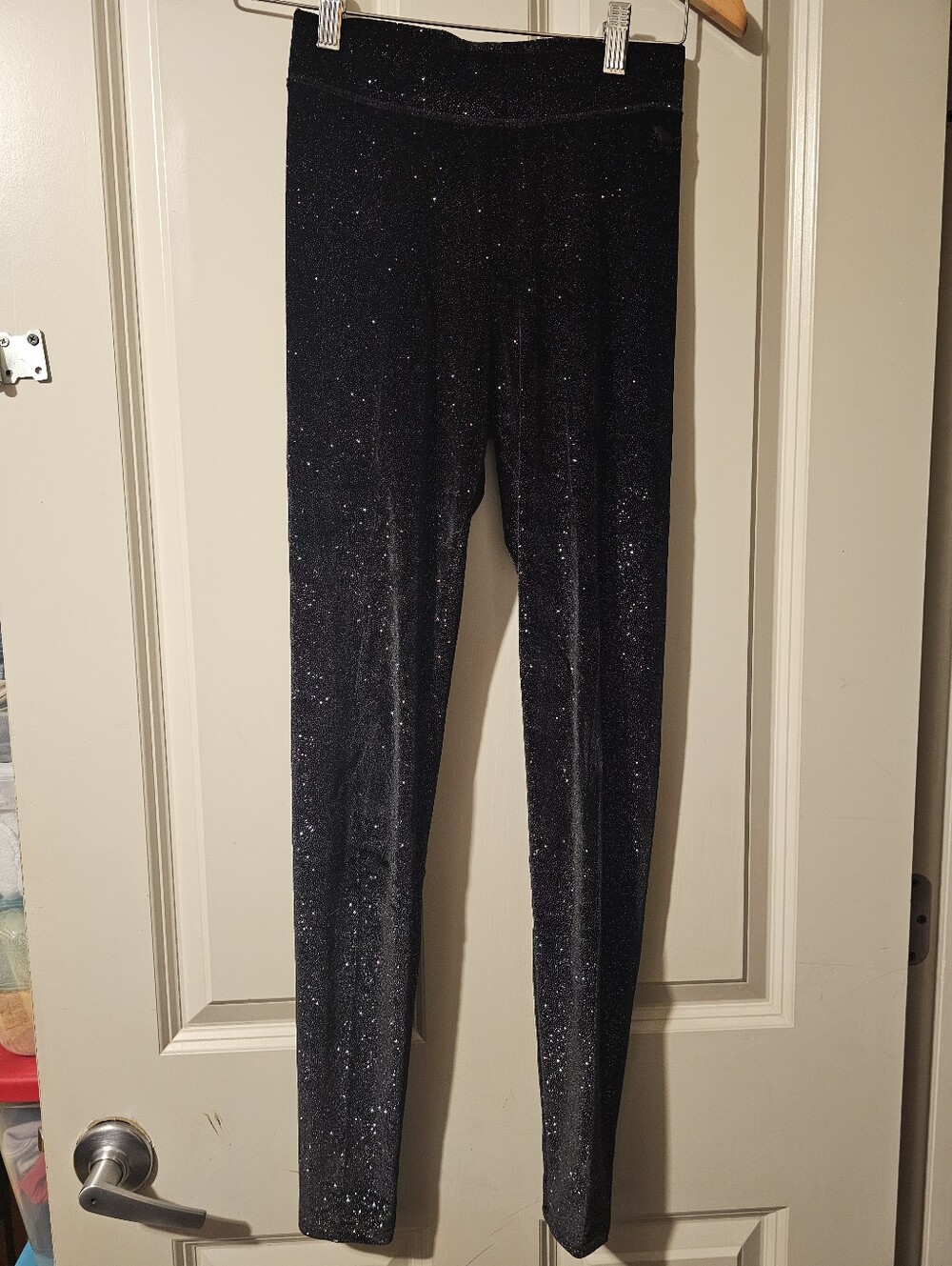 PINK Victoria's Secret Black Sparkle Leggings